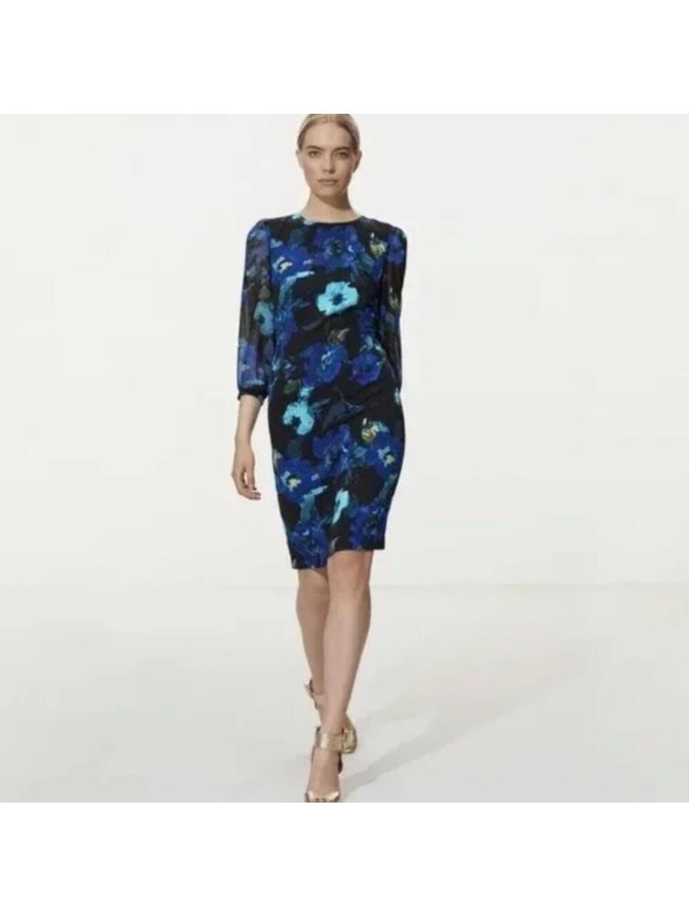 Karl Lagerfeld chiffon shift dress size 8